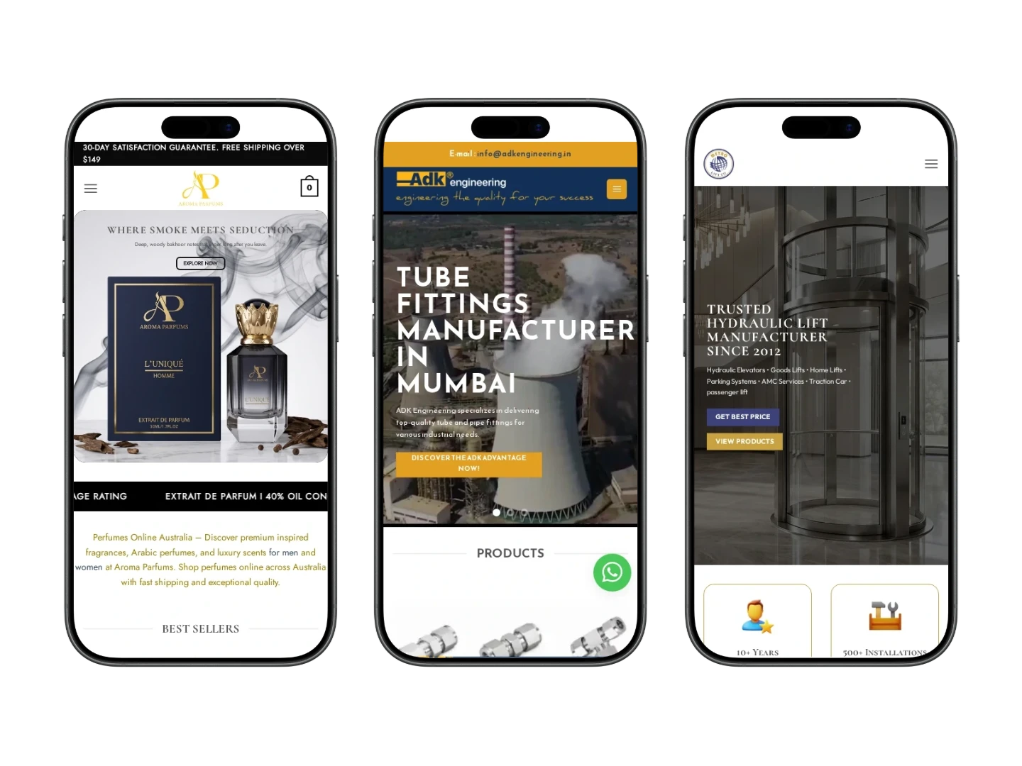 Ftech Digital Client Mobile Project Mockup