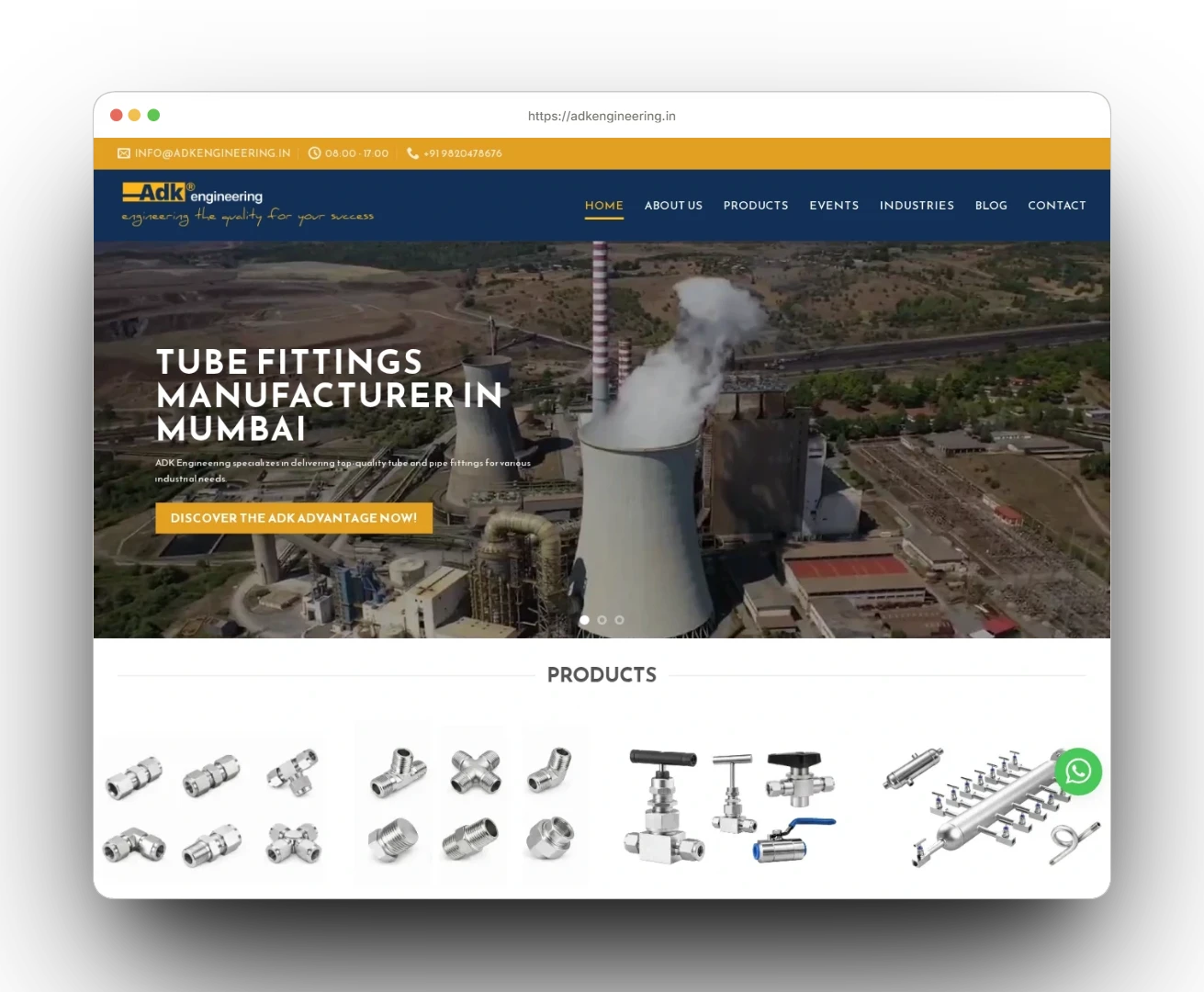 Ftech Digital Client Portfolio Showcase: ADK Engineering