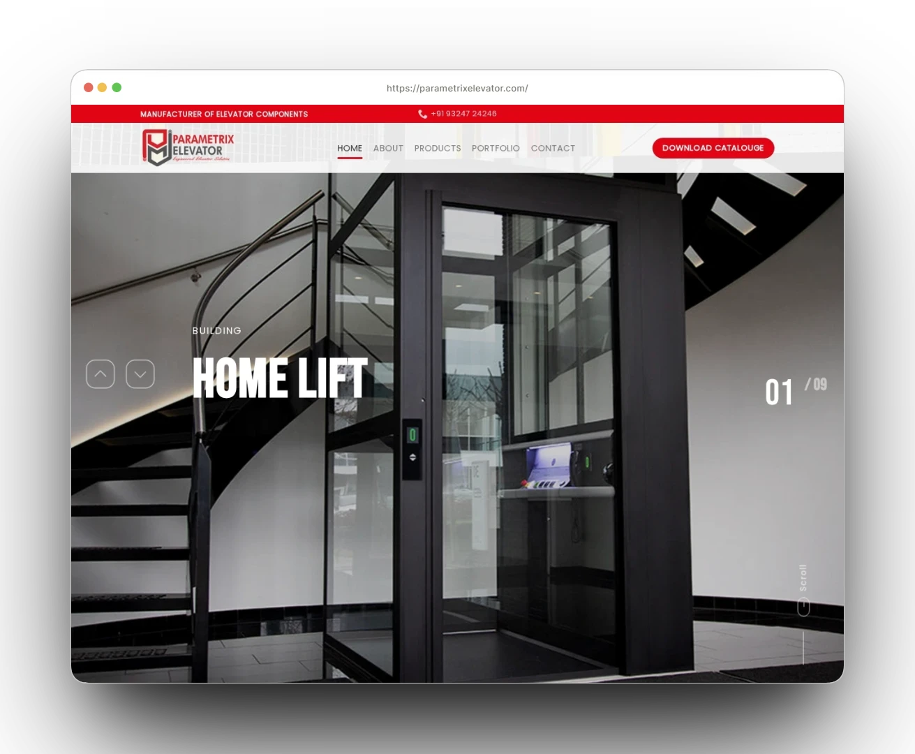 Ftech Digital Client Portfolio Showcase: Paramatrix Elevator